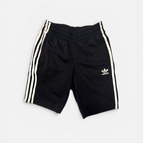 Adidas Originals Αθλητική Βερμούδα Μαύρη με 3 Ρίγες
